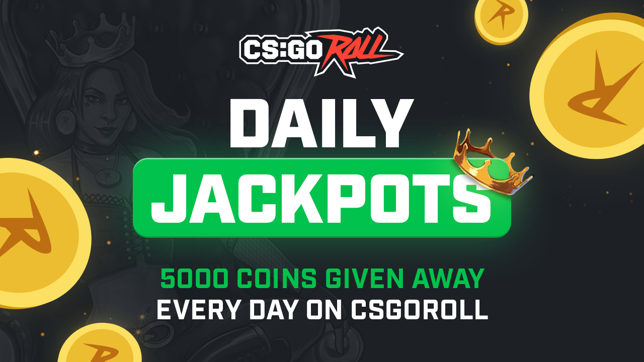 Win A Share Of 5000 Coins Daily On CSGORoll