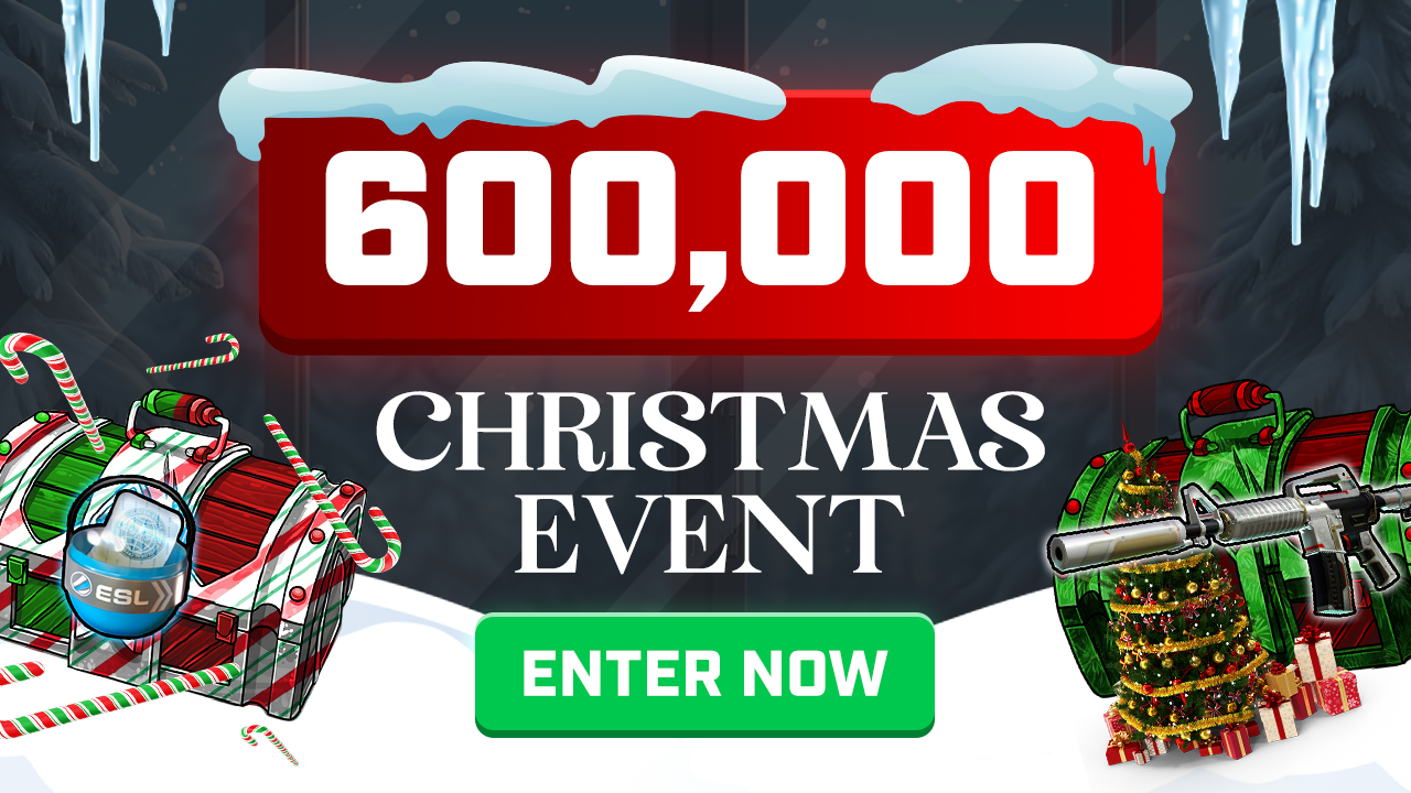 Win 600,000 This Christmas On CSGORoll!